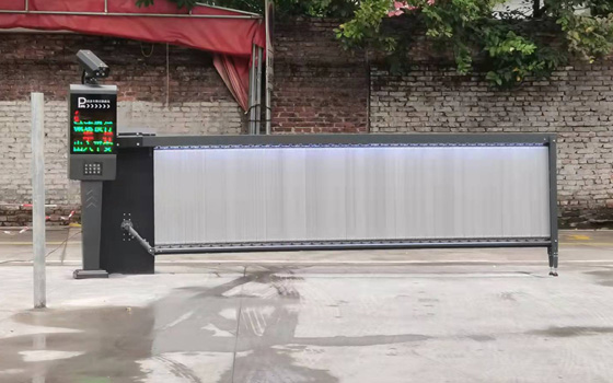 车牌识别广告闸