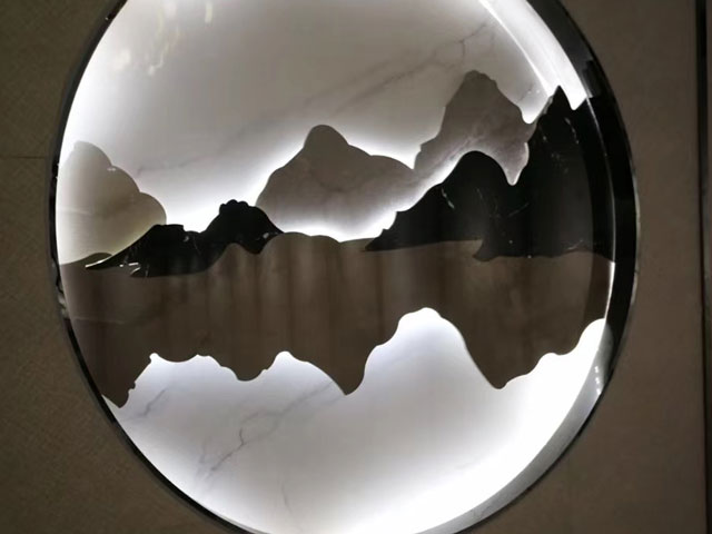 长汀玄关水刀拼花