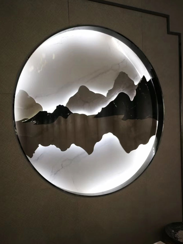 长汀玄关水刀拼花