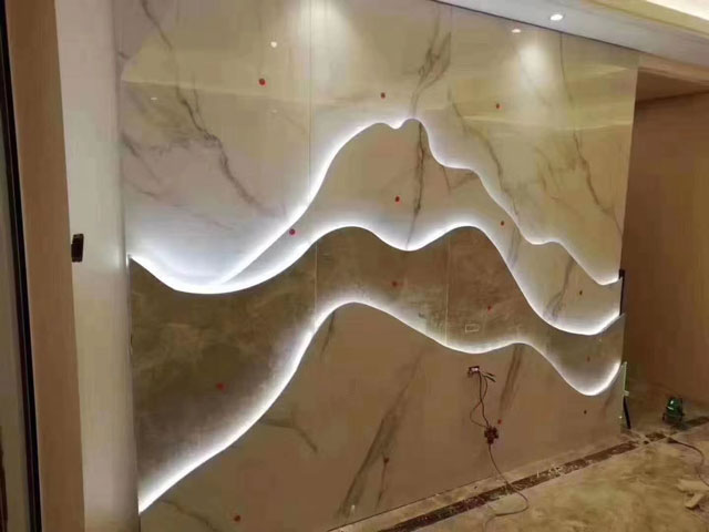 长汀玄关水刀拼花