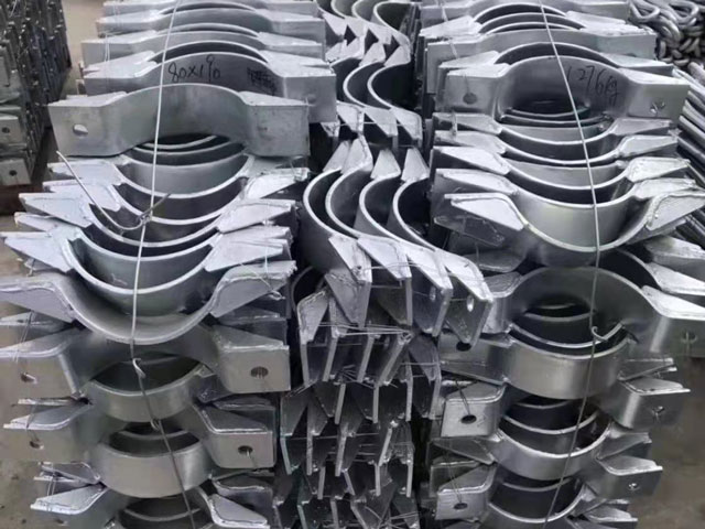 加工定制热镀锌电力横担抱箍